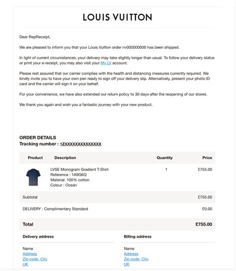 louis vuitton mail|louis vuitton email receipt.